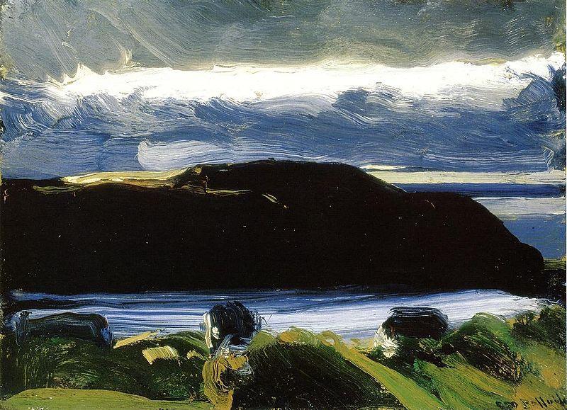 George Wesley Bellows Breaking Sky, Monhegan Sweden oil painting art